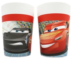 „Disney Cars“ arenos lenktynių plastikinių puodelių rinkinys, 230 ml