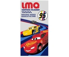 Disney Cars Full Speed vonios rankšluostis, paplūdimio rankšluostis 60x120cm