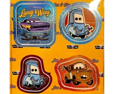 „Disney Cars Long Way“ holografinių lipdukų rinkinys