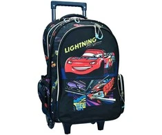 „Disney Cars“ mokyklinis krepšys su ratukais, 46 cm