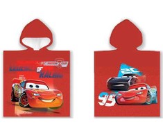 Disney Cars Racing paplūdimio rankšluostis pončas 50x100cm
