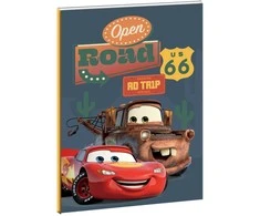 Disney Cars Road B/5 linijinis užrašų sąsiuvinis, 40 puslapių