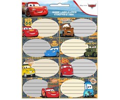 Disney Cars Road užrašų knygelės etiketės, 16 vnt.