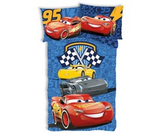 „Disney Cars Track Stars“ vaikiška patalynės komplektas 100–135 cm, 40–60 cm