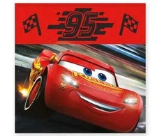 „Disney Cars“ vėliavėlės rankšluostis, veido rankšluostis, 30x30 cm