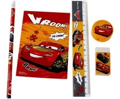 „Disney Cars“ Vroom kanceliarinių prekių rinkinys, 5 vnt.