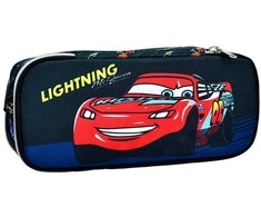 „Disney Cars“ žaibas, 2 skyrių pieštukų dėklas, 26 cm