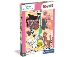 Clementoni Dėlionė 104  vnt. - Aristokatės