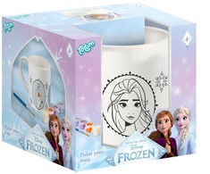 „Disney“ dažomas porcelianinis puodelis „Frozen“ 235 ml dovanų dėžutė