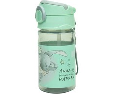 Disney Dumbo Disney Dumbo Nuostabus plastikinis vandens buteliukas su spaustuku 350 ml