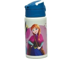 Disney Frozen aliumininis buteliukas su kabliuku 500 ml