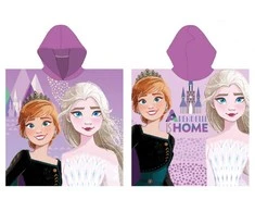 Disney Frozen Arendelle paplūdimio rankšluostis pončas 55x110 cm (greitai džiūstantis)
