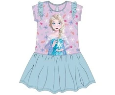 „Disney Frozen“ Elsos vaikiška vasarinė suknelė 3-8 metų vaikams