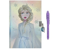 Disney Frozen Elsos žurnalas + stebuklingų rašiklių rinkinys
