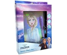 Disney Frozen Elsos žurnalas + stebuklingų rašiklių rinkinys