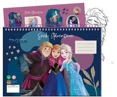 „Disney Frozen Explore“ A/4 spiralinė eskizų knygelė su 40 lapų ir lipdukais