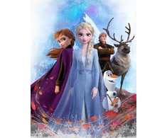 Disney Frozen flisinė antklodė 130x170 cm