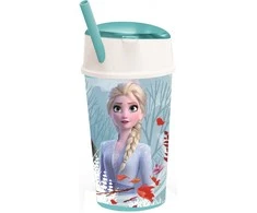 „Disney Frozen“ gaiviųjų gėrimų ir užkandžių laikiklis puodeliui, 400 ml