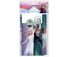 „Disney Frozen“ idiliškos formos kanceliarinių prekių rinkinys, 5 dalys