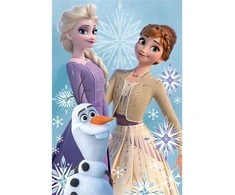 Disney Frozen Olaf ir seserų vilnos antklodė 100x150cm