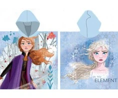 Disney „Frozen“ paplūdimio rankšluostis pončas 55x110 cm (greitai džiūstantis)