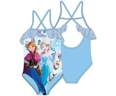 „Disney“ „Frozen Sisters“ mėlynas vaikiškas maudymosi kostiumėlis, 7–8 metų amžiaus / 122–128 cm