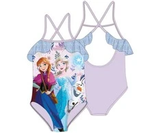 „Disney Frozen Sisters“ šviesiai violetinis vaikiškas maudymosi kostiumėlis, 5-6 metų / 110-116 cm