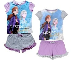 „Disney“ „Frozen“ vaikiška trumpa pižama dovanų dėžutėje 3-8 metų vaikams
