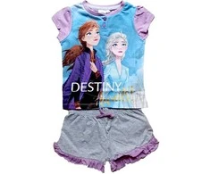 „Disney“ „Frozen“ vaikiška trumpa pižama dovanų dėžutėje 3-8 metų vaikams
