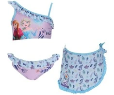 „Disney Frozen“ vaikiškas bikiniuko ir sarongo komplektas 3-8 metams
