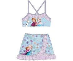 „Disney Frozen“ vaikiškas bikiniuko ir sijono komplektas 3-8 metų vaikams