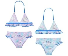 Disney Frozen vaikiškas maudymosi kostiumėlis, bikinis 4-8 metų vaikams