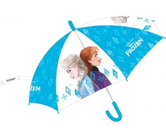 „Disney Frozen“ vaikiškas pusiau automatinis permatomas skėtis √ò74 cm