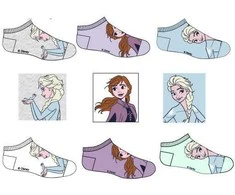 Disney Frozen vaikiškos nematomos kojinės 23-34