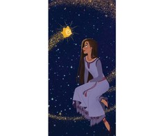 Disney K√≠v√°ns√°g Asha rankšluostis, paplūdimio rankšluostis 70x140cm