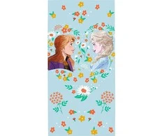 Disney Vaikiškas Euroswan paplūdimio rankšluostis 70x140cm medvilnė Frozen. Frozen FR-223T Kids Euroswan