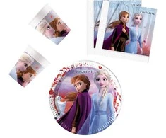 Disney Frozen Vienkartinių Indų Rinkinys Frozen, 36 vnt.