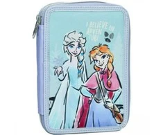 „Disney“ „Ledo šalies nuotykių“ pieštukų dėklas su dviem lygiais