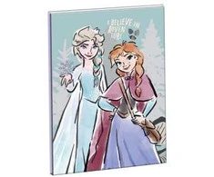 „Disney“ „Ledo šalies nuotykių“ užrašų knygelė su B/5 linijomis, 40 puslapių