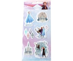 „Disney“ Ledo šalies pilies pūkuotų kempinių lipdukų rinkinys
