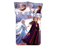 „Disney“ „Ledo šalies“ sesers meilės antklodės užvalkalas, 140–200 cm, 63–63 cm mikropluošto