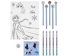 Disney „Ledo šalies seserų“ spalvinimo rinkinys