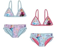 Disney „Ledo šalies seserys“ vaikiškas maudymosi kostiumėlis, bikinis 3-8 metų vaikams
