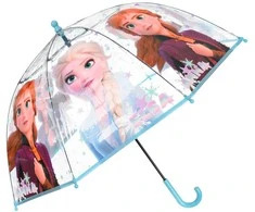 „Disney“ „Ledo šalies žvaigždės“ vaikiškas permatomas skėtis √ò72 cm