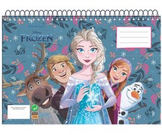 Disney Ledo šalis Explore A/4 spiralinis eskizų sąsiuvinis 30 lapų