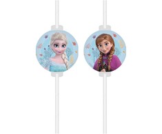 „Disney“ „Ledo šalis“ idiliškos stebuklų popierinių šiaudelių rinkinys, 4 vnt. FSC