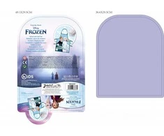 „Disney“ „Ledo šalis“ karališkai šaunios kalėdinės vaikiškos prijuostės 2 dalių rinkinys