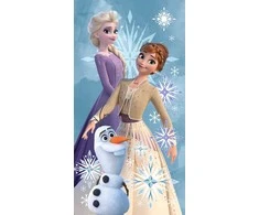 Disney „Ledo šalis“ Olafas ir seserys rankšluostis, paplūdimio rankšluostis 70x140 cm