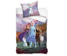 „Disney“ „Ledo šalis“ pabudimo patalynės komplektas 140–200 cm, 70–90 cm