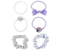 Plaukų raiščiai Princesses Disney Spalvotas Frozen (6 Dalys)